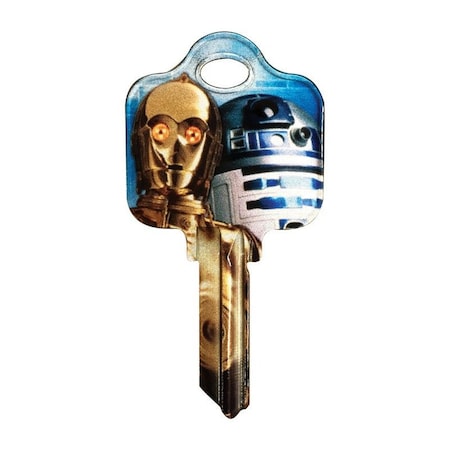Hillman HILLMAN Star Wars Droids House/Padlock Universal Key Blank SC1 Single, PK5 94869